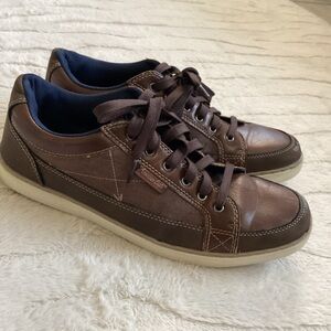 American Eagle Outfitters Brown Leather Sneakers